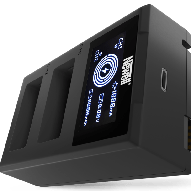 Newell FDL-USB-C Zweikanal-Ladegerät für LP-E17 Akkus - Newell Pro DE