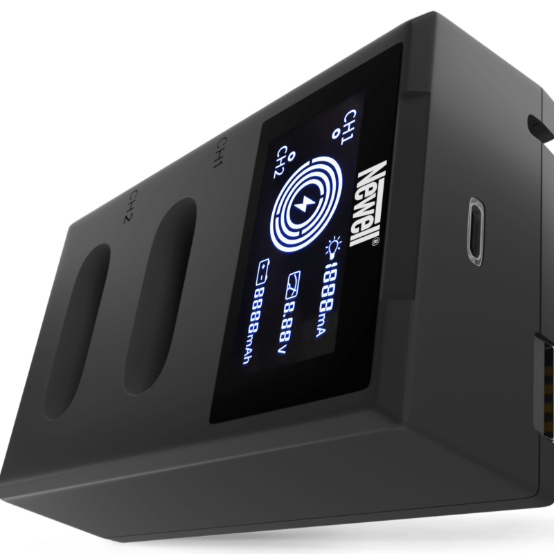 Newell FDL-USB-C Zweikanal-Ladegerät für NP-BX1 Akkus - Newell Pro DE