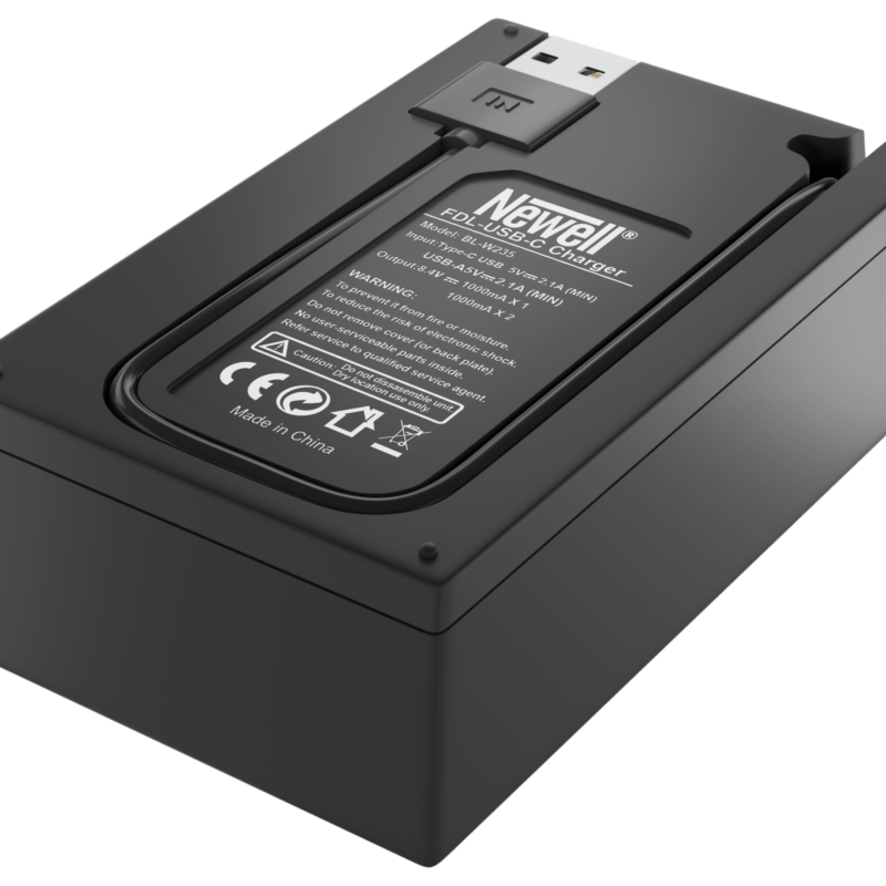 Newell FDL-USB-C Zweikanal-Ladegerät für NP-W235 Akkus - Newell Pro DE