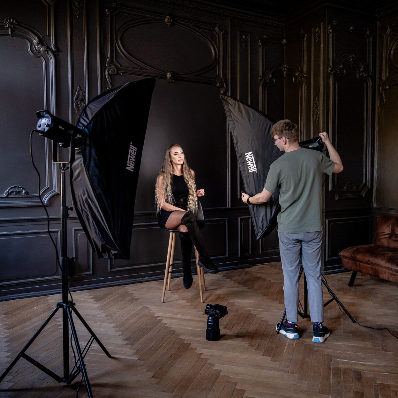 Newell 35 x 140 cm Softbox für perfekte Lichtverhältnisse im Fotostudio