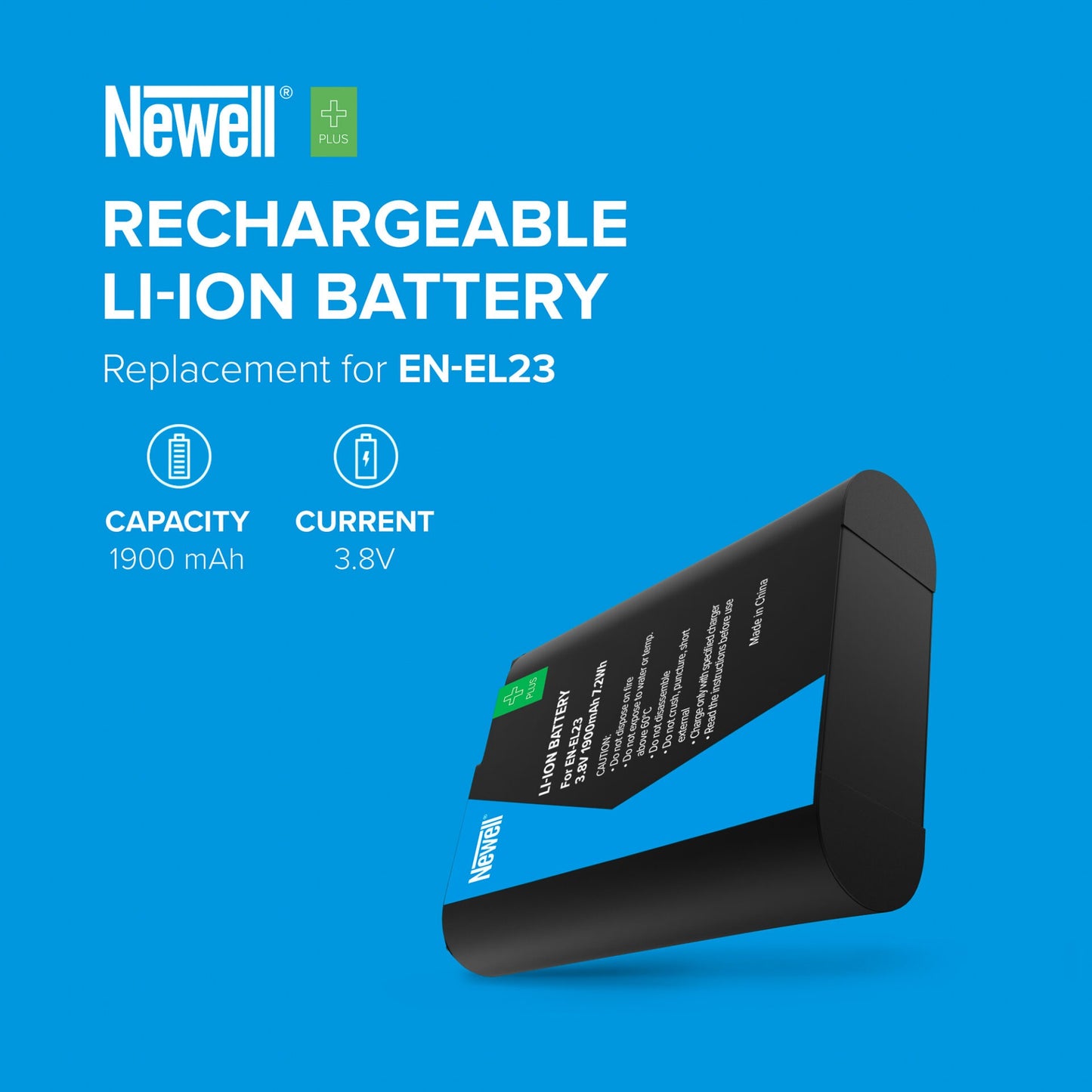 Newell Akku Plus EN-EL23 für Nikon - Newell Pro DE