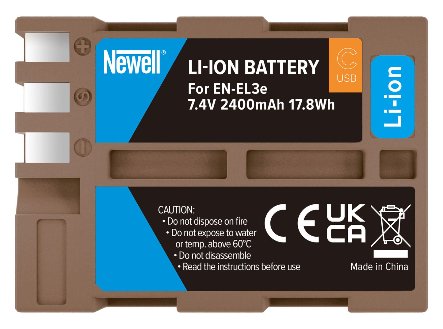 Newell Akku EN-EL3e USB-C für Nikon - Newell Pro DE