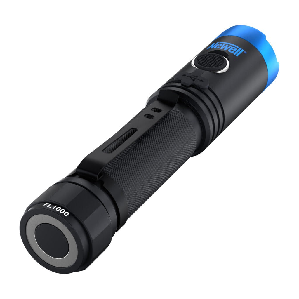 Newell FL1000 USB-C Taschenlampe Tactical - Newell Pro DE