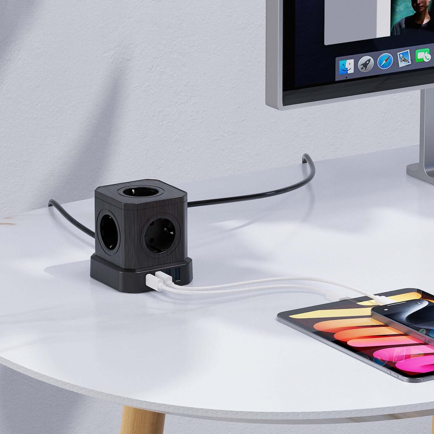 Newell GaN Power Cube 9in1 – Black - Newell Pro DE