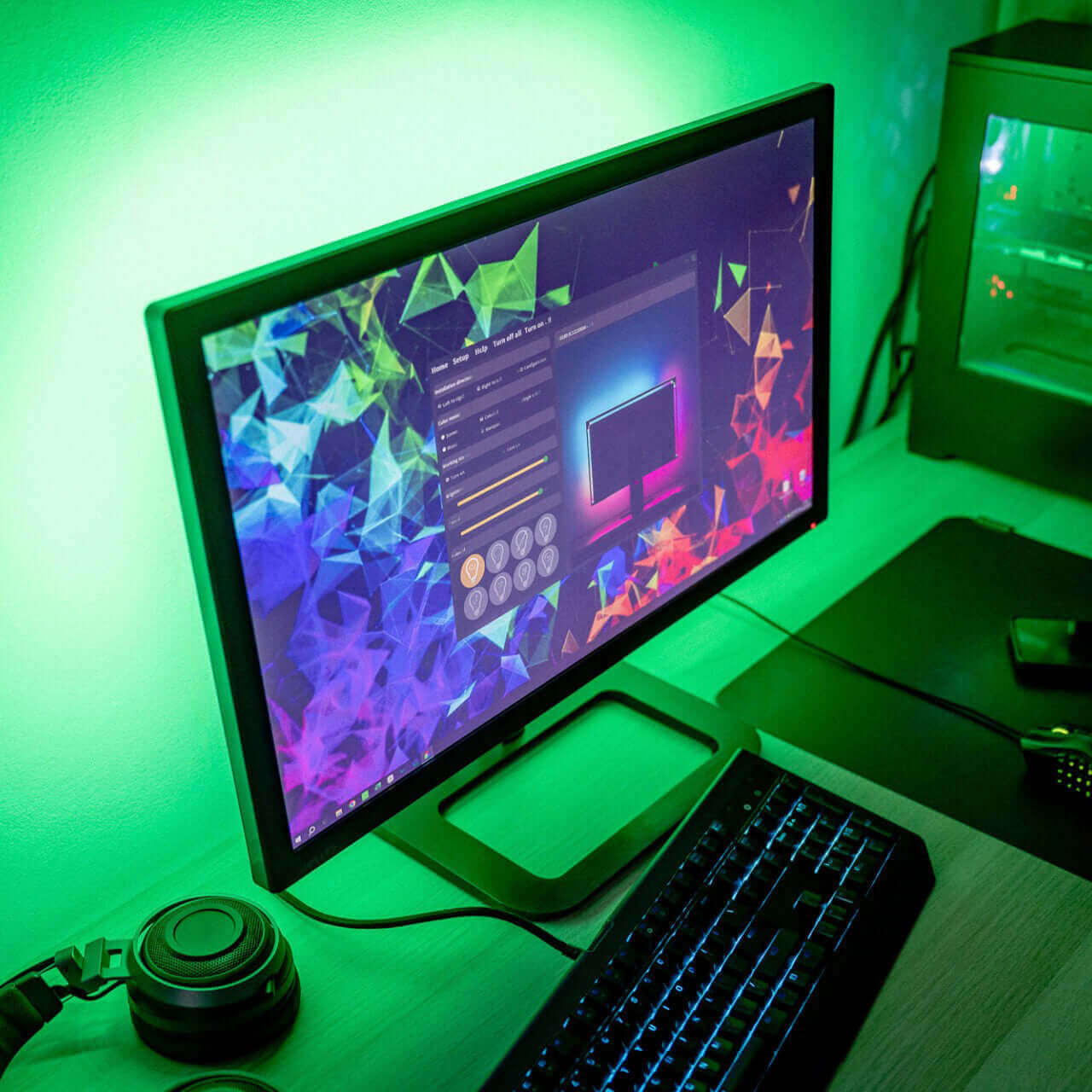 Newell LED Beleuchtung für große Monitore