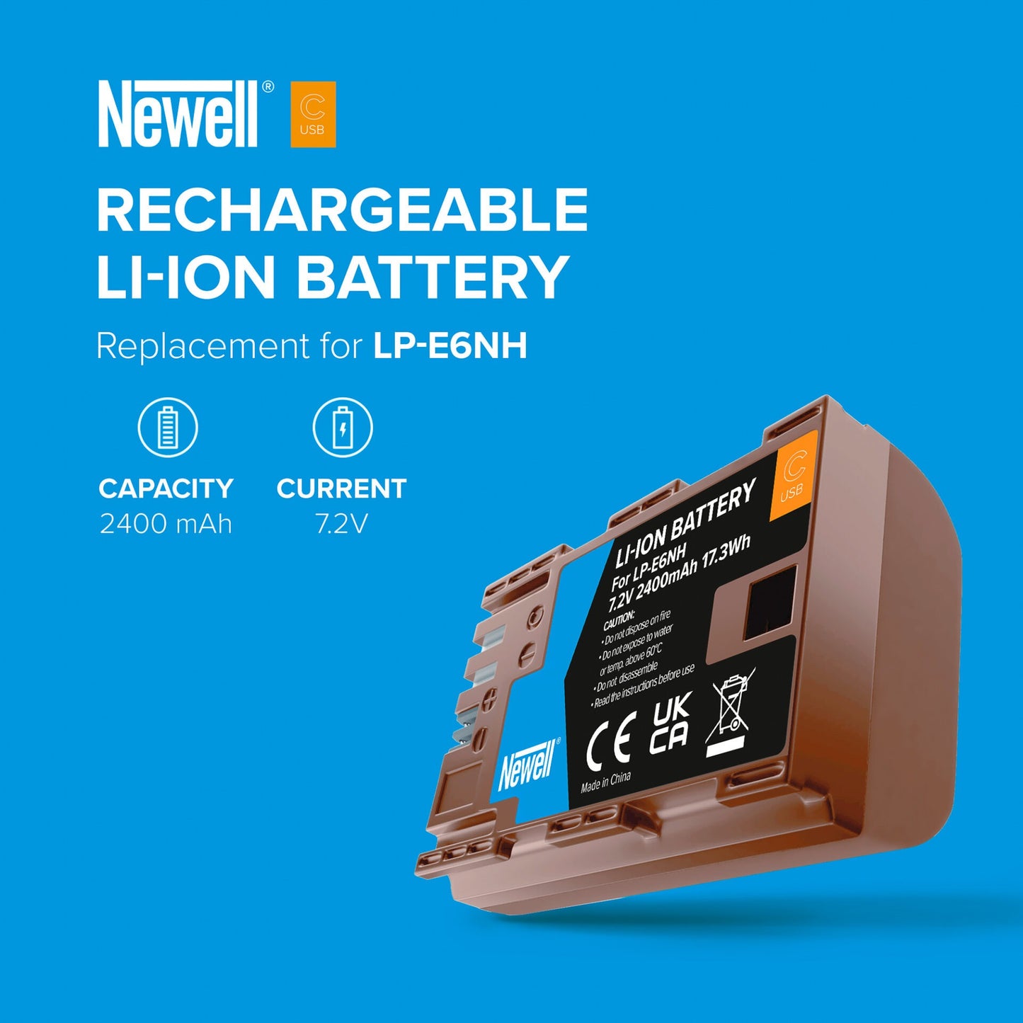 Newell Akku LP-E6NH USB-C für Canon - Newell Pro DE