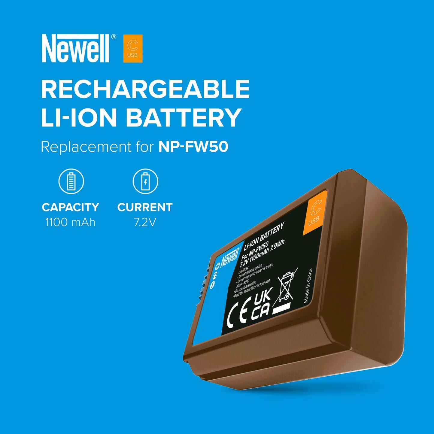 Newell Akku NP-FW50 USB-C für Sony - Newell Pro DE