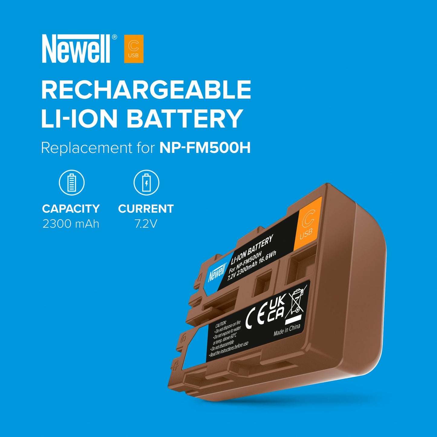 Newell Akku NP-FM500H USB-C für Sony - Newell Pro DE
