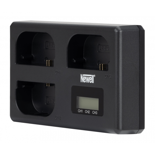 Newell TT-USB-C Dreifach-Ladegerät für LP-E6 for Canon