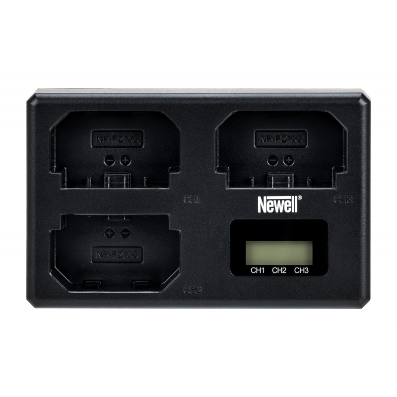 Newell TT-USB-C Dreifach-Ladegerät für NP-FZ100 for Sony