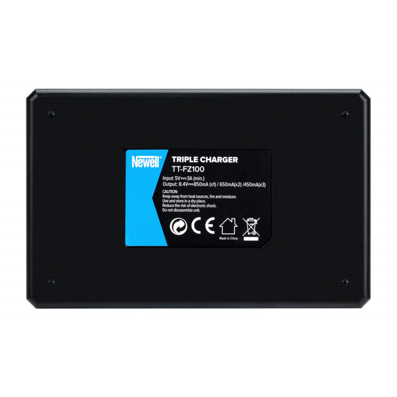 Newell TT-USB-C Dreifach-Ladegerät für NP-FZ100 for Sony