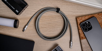 Newell USB-C - USB-C 100 W Kabel, 2 m, Silikon, Grau