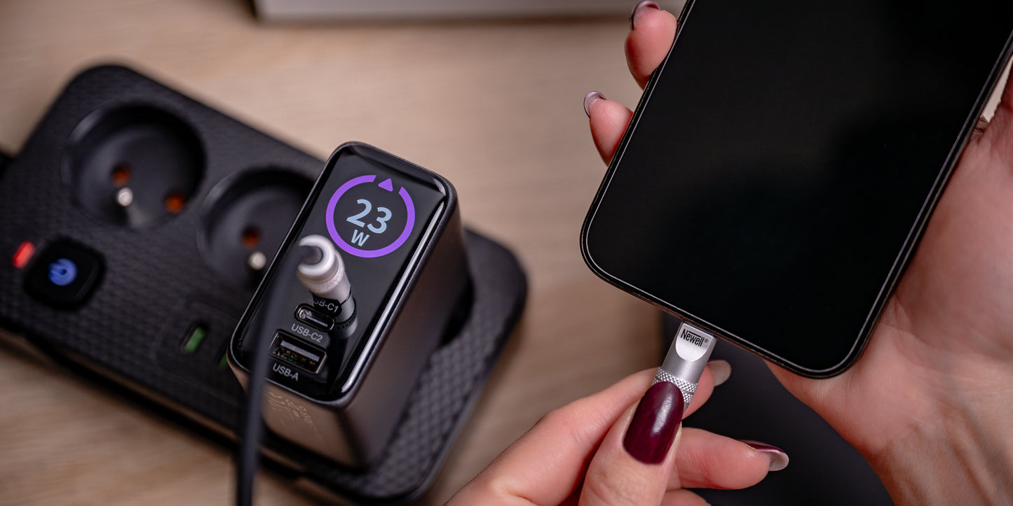 Newell GaN 100 W TFT-Ladegerät - EU Ladegerät