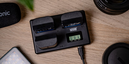 Newell TT-USB-C Dreifach-Ladegerät für LP-E6 for Canon