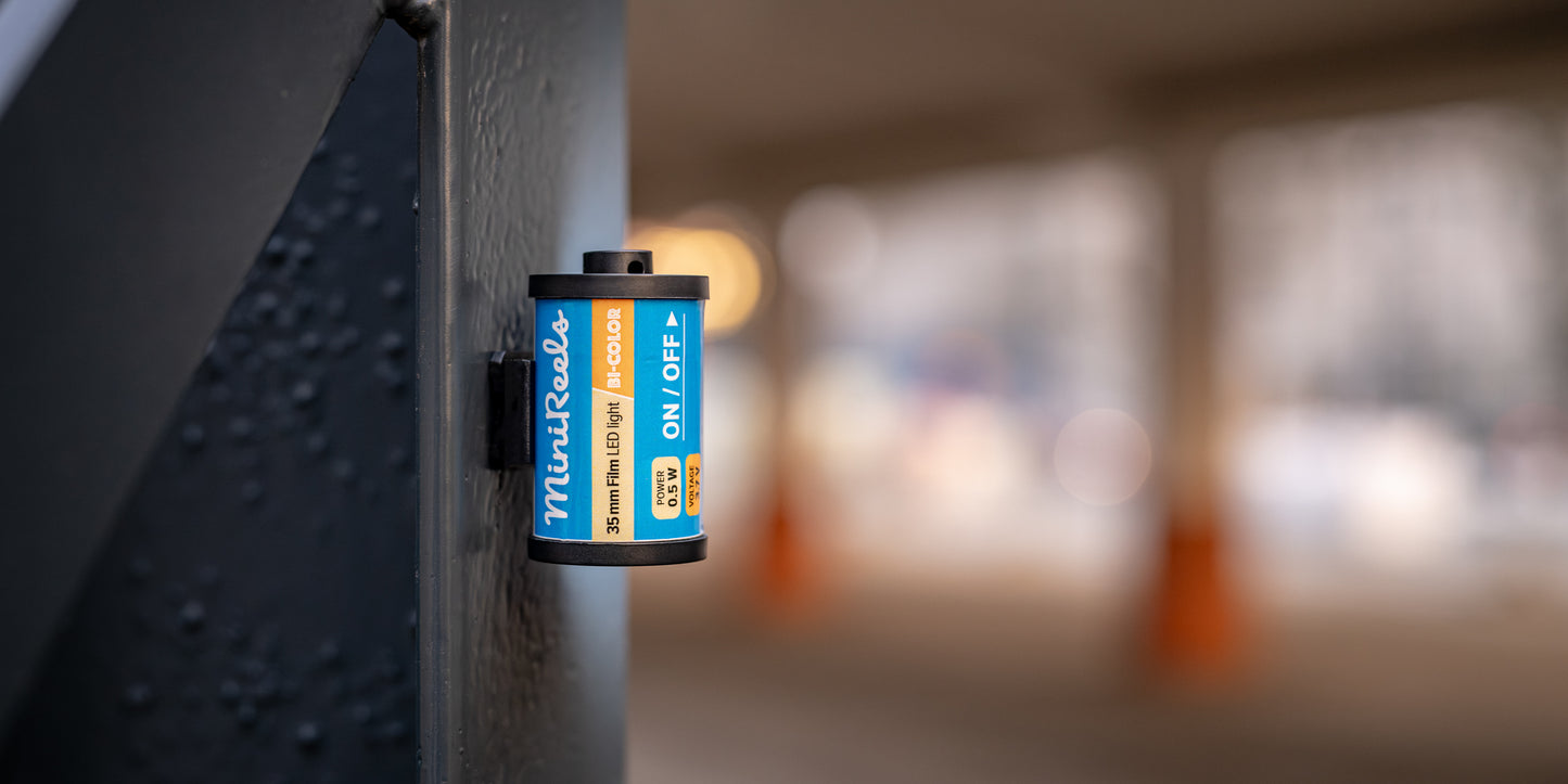 Newell MiniReels LED-Licht Bi-Color - Retro Design