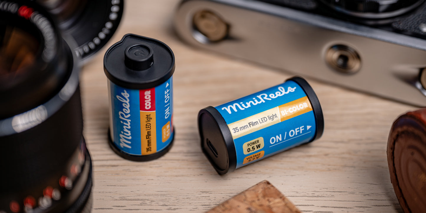 Newell MiniReels LED-Licht Bi-Color - Retro Design