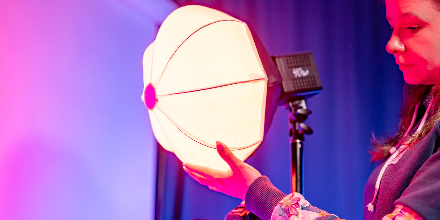 Newell 30 cm Mini-Bowens Softbox Lantern für Tara oder Mini-Bowens-Anschluss