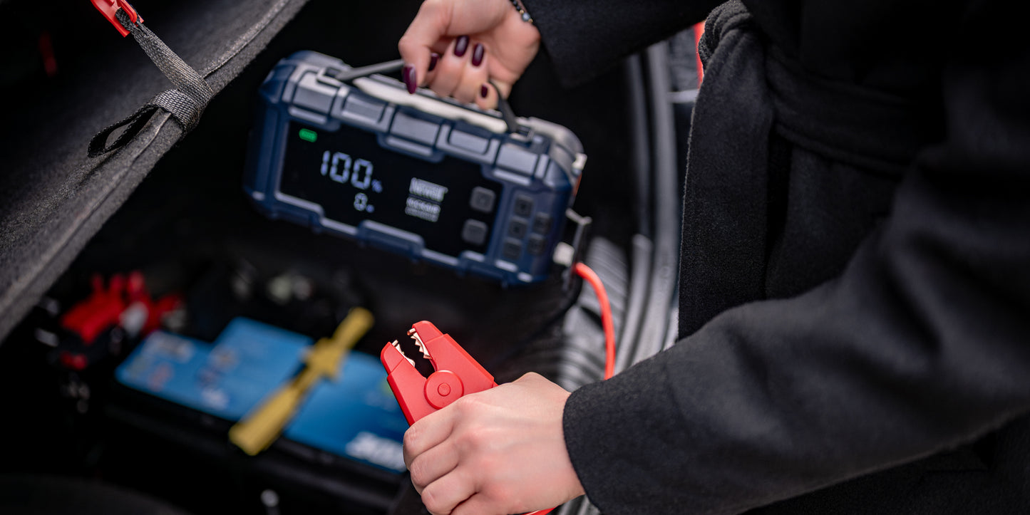 Newell KickAir Jump Starter mit Kompressor und Powerbankfunktion