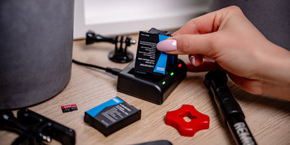 Newell Set 3-Ch SDC-USB-C Ladegerät inkl. 3x BCX-204 Ersatzakkus für DJI Osmo Action