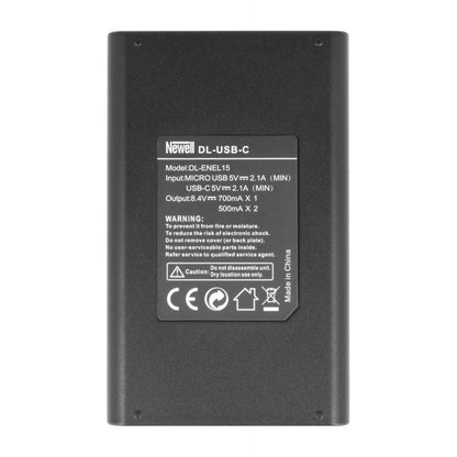 Newell DL-USB-C Zweikanal-Ladegerät für EN-EL15 Akkus - Newell Pro DE
