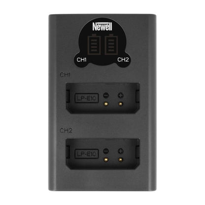 Newell DL-USB-C Zweikanal-Ladegerät für LP-E10 Akkus - Newell Pro DE