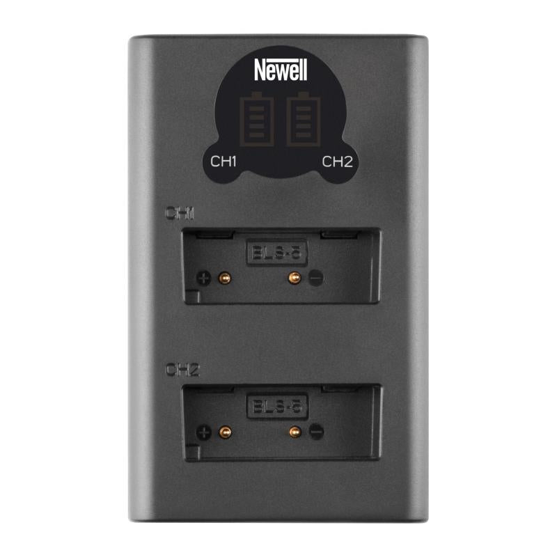 Newell DL-USB-C Zweikanal-Ladegerät für PS-BLS5 Akkus - Newell Pro DE