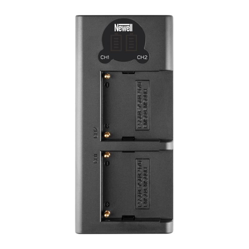 Newell DL-USB-C Zweikanal-Ladegerät für NP-F550/770/970 Akkus - Newell Pro DE