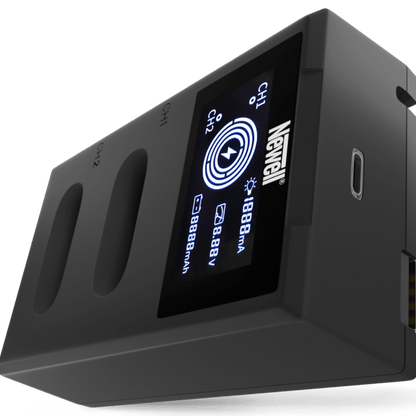 Newell FDL-USB-C Zweikanal-Ladegerät für NP-BX1 Akkus - Newell Pro DE