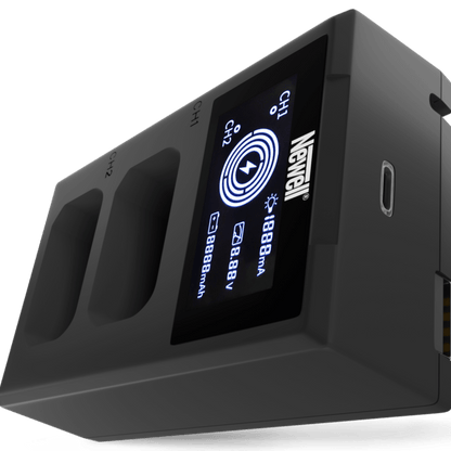 Newell FDL-USB-C Zweikanal-Ladegerät für NP-FW50 Akkus - Newell Pro DE