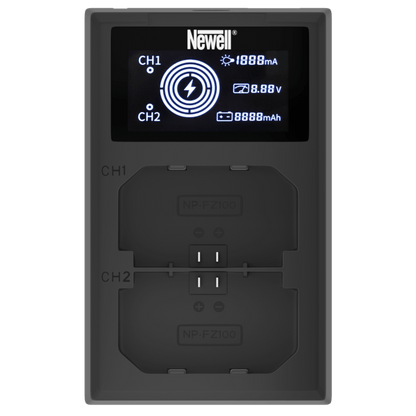 Newell FDL-USB-C Zweikanal-Ladegerät für NP-FZ100 Akkus - Newell Pro DE