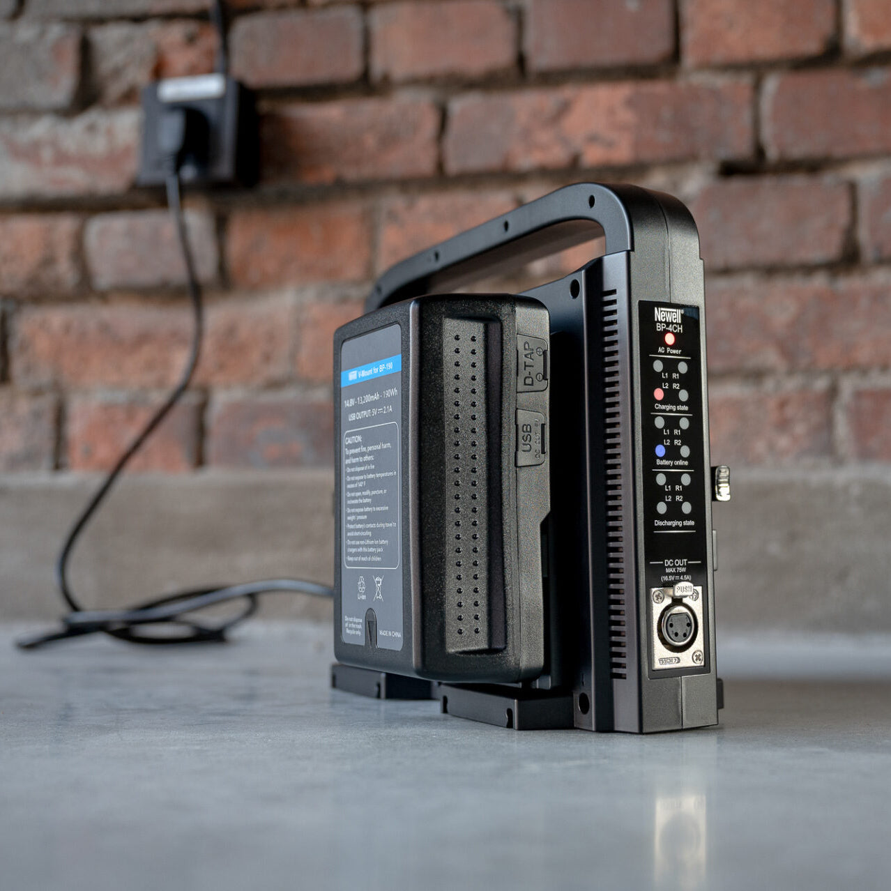 Newell BP-4CH 4-Kanal-Ladegerät für V-Mount Akkus - Newell Pro DE