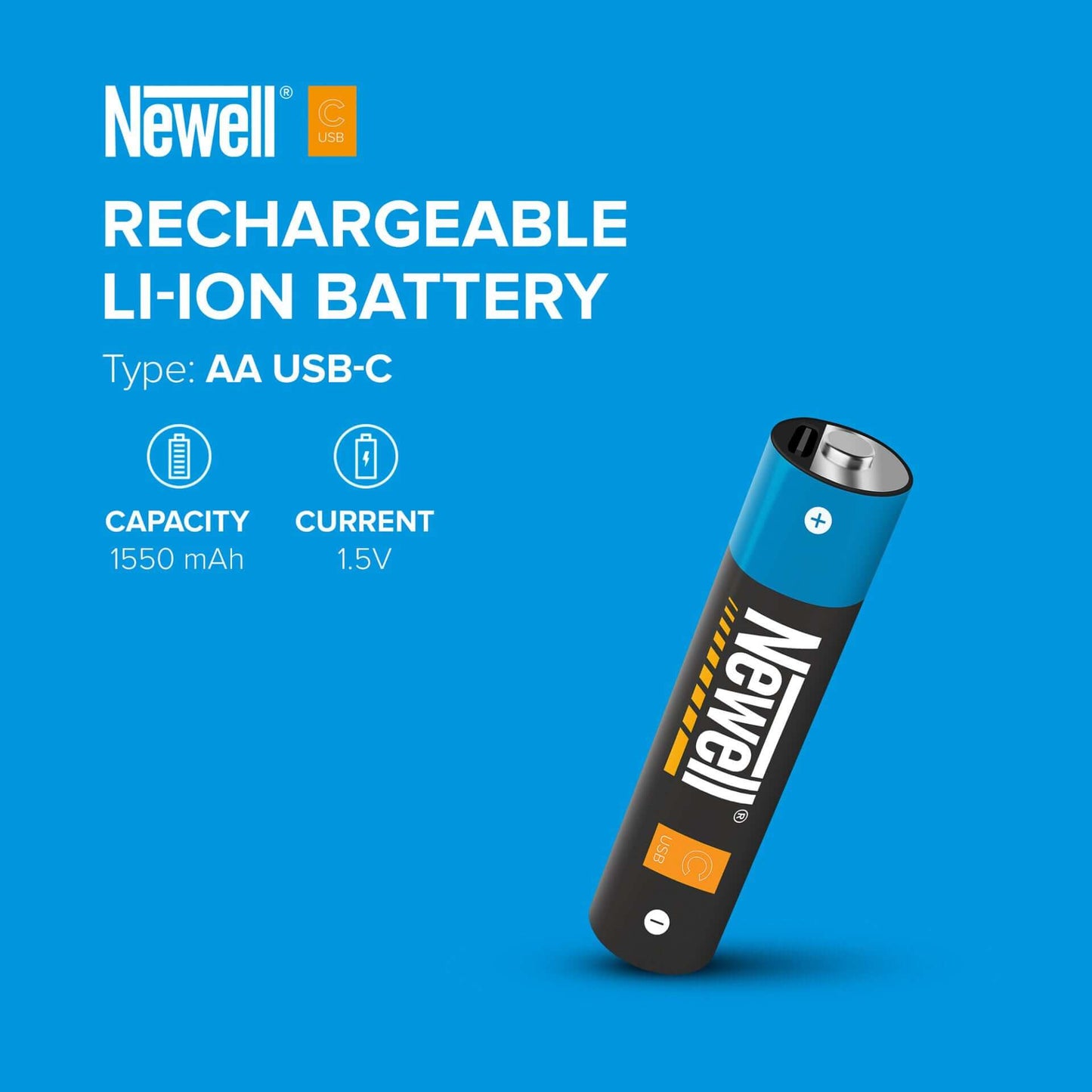 Newell AA USB-C 1550 mAh (Doppelpack) - Newell Pro DE