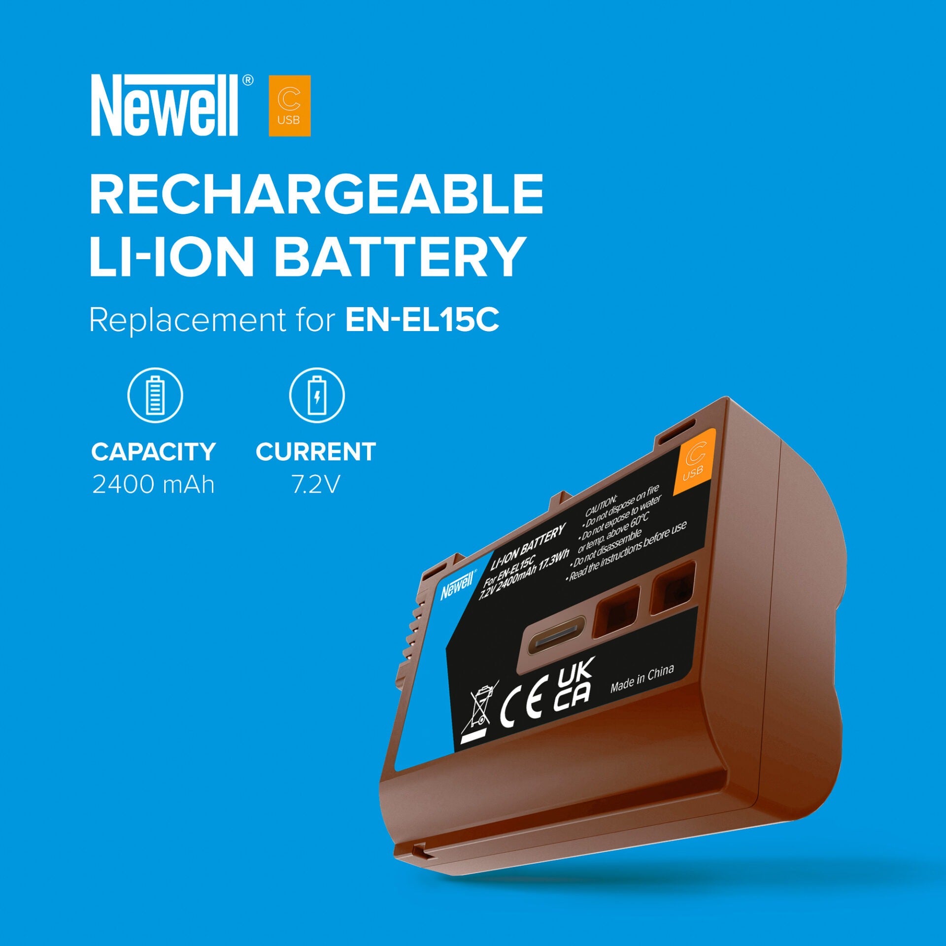 Newell Akku EN-EL15C USB-C für Nikon - Newell Pro DE