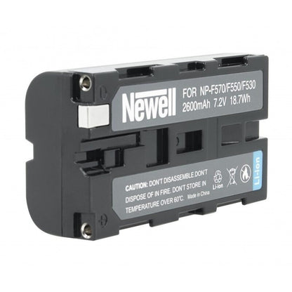 Newell DL-USB-C Zweikanal-Ladeset mit 2 NP-F570-Akkus für Sony - Newell Pro DE
