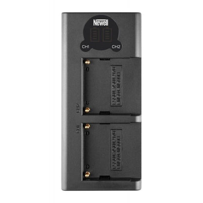 Newell DL-USB-C Zweikanal-Ladeset mit 2 NP-F770-Akkus für Sony - Newell Pro DE