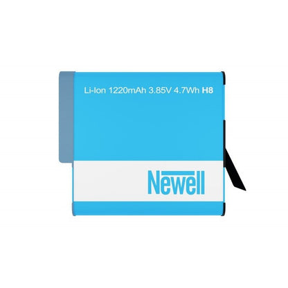 Newell DL-USB-C Zweikanal-Ladeset und zwei SPJB1B-Akkus für GoPro Hero 8 - Newell Pro DE