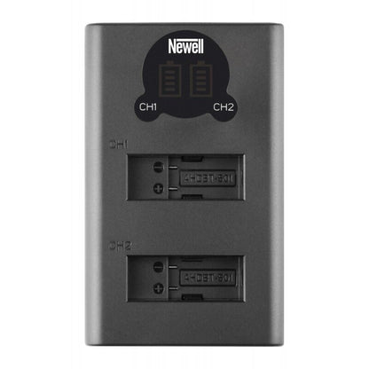Newell DL-USB-C Zweikanal-Ladeset und zwei SPJB1B-Akkus für GoPro Hero 8 - Newell Pro DE