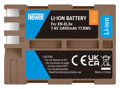 Newell Akku EN-EL3e USB-C für Nikon - Newell Pro DE