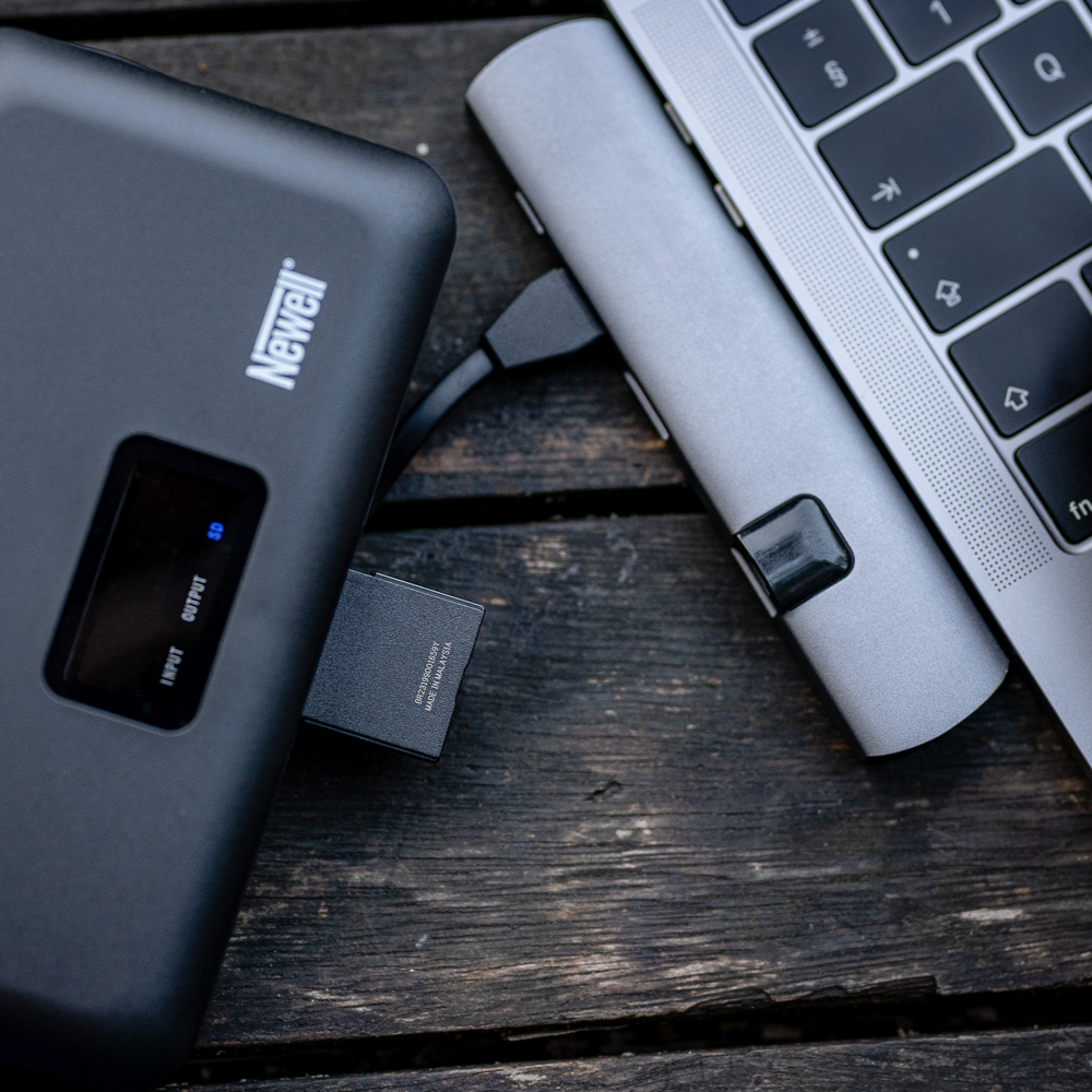 Newell LCD-PB-SD Dual-Channel Ladegeräte für Canon LP-E17 Akkus - Newell Pro DE