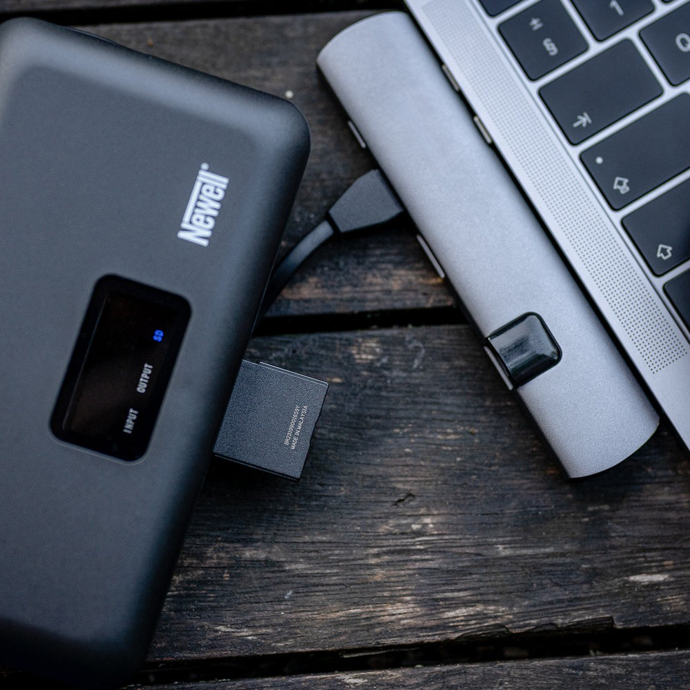 Newell LCD-PB-SD Dual-Channel Ladegeräte für Panasonic DMW-BLK22 Akkus - Newell Pro DE