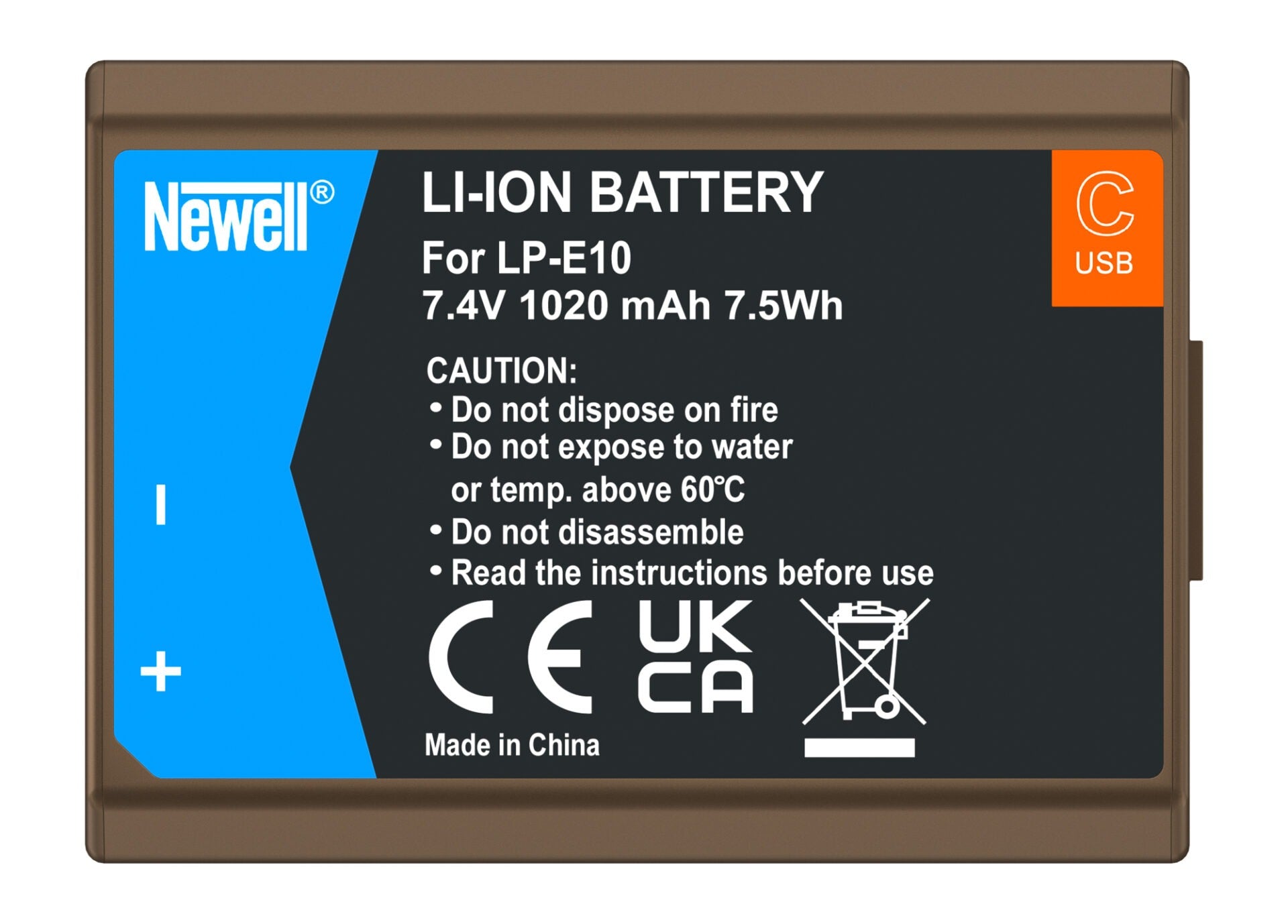Newell Akku LP-E10 USB-C für Canon - Newell Pro DE
