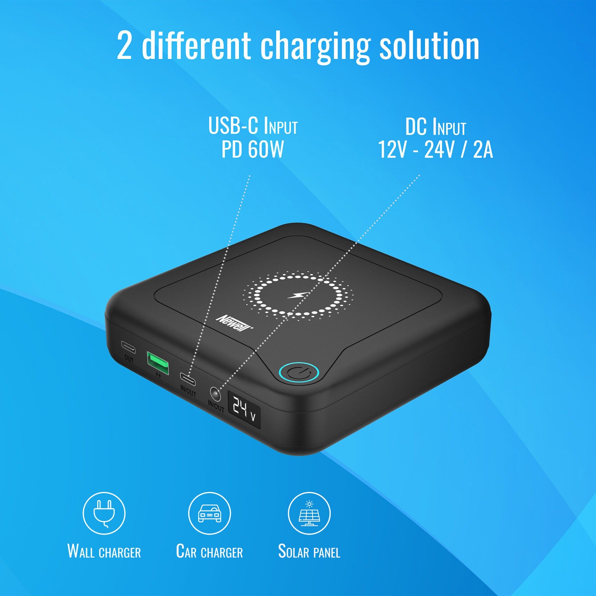 Newell Power Bank GP12 24000 mAh PD 60 W - Newell Pro DE