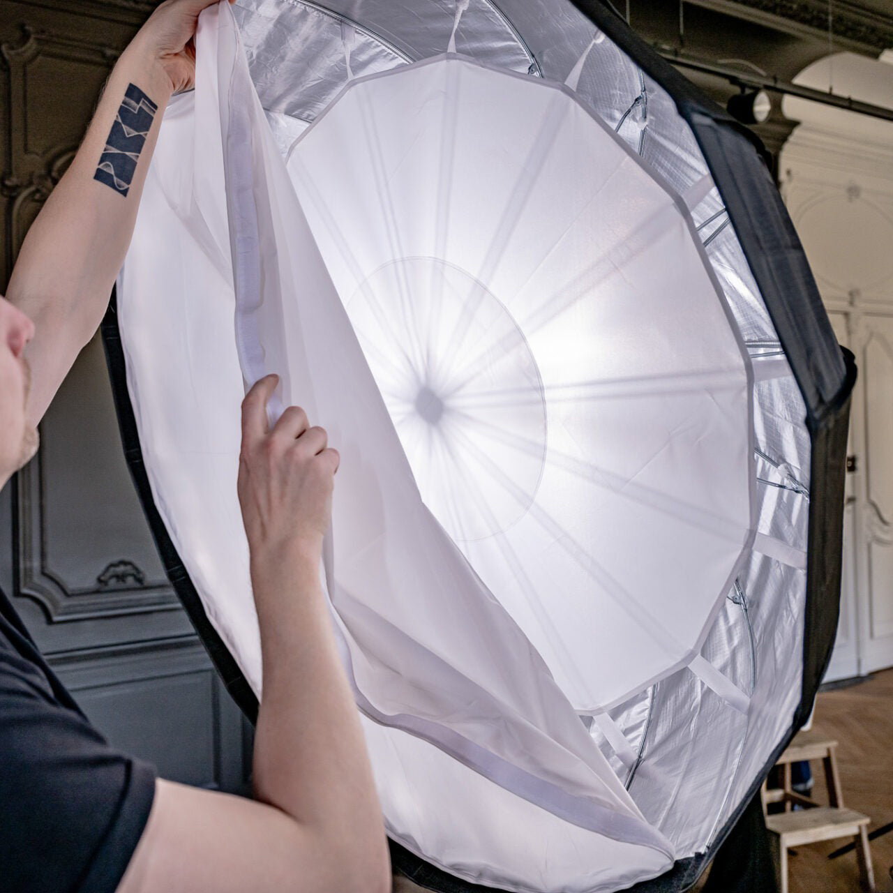 120 cm Parabolic Softbox von Newell für Produktfotografie