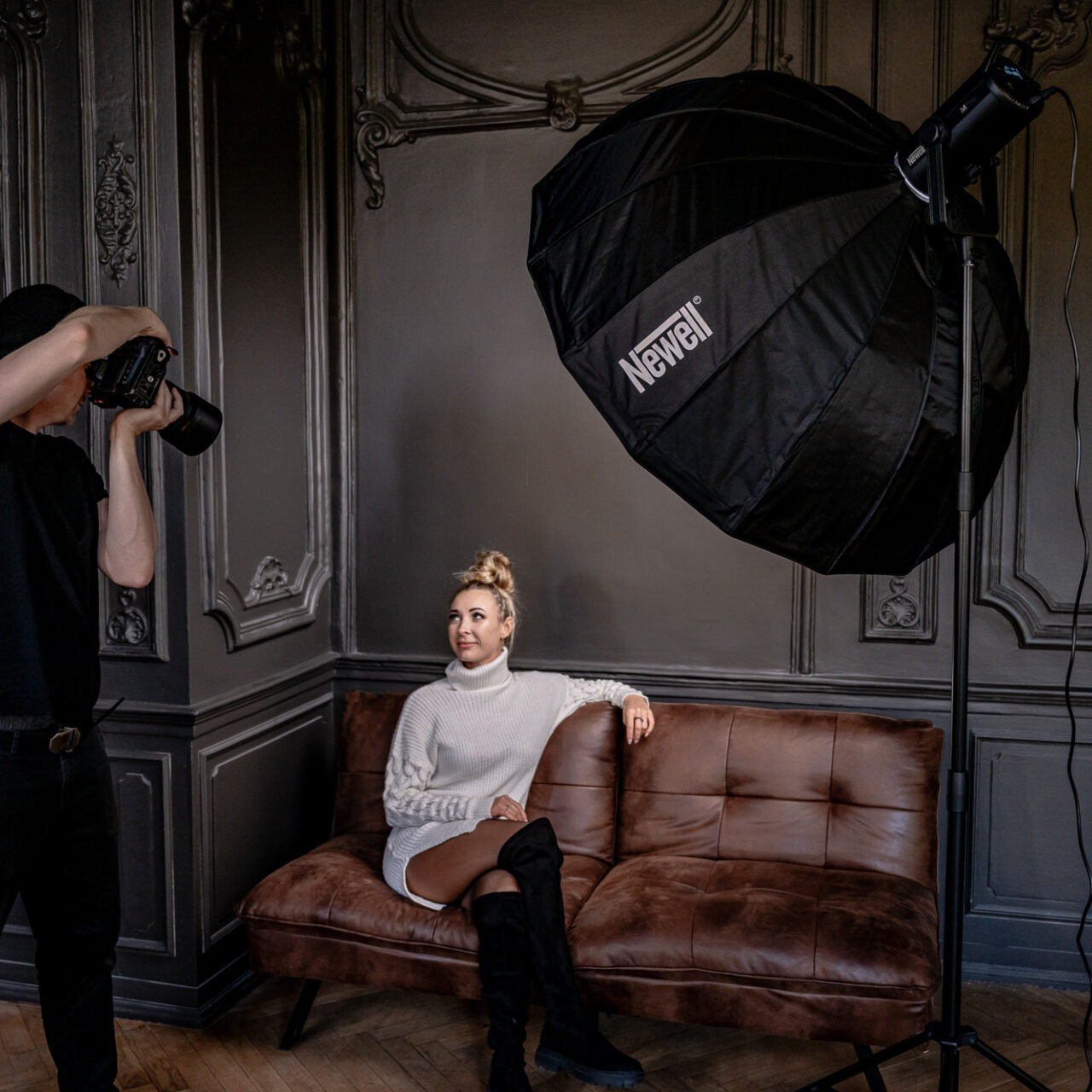 120 cm Softbox von Newell für hochwertige Lichtverhältnisse