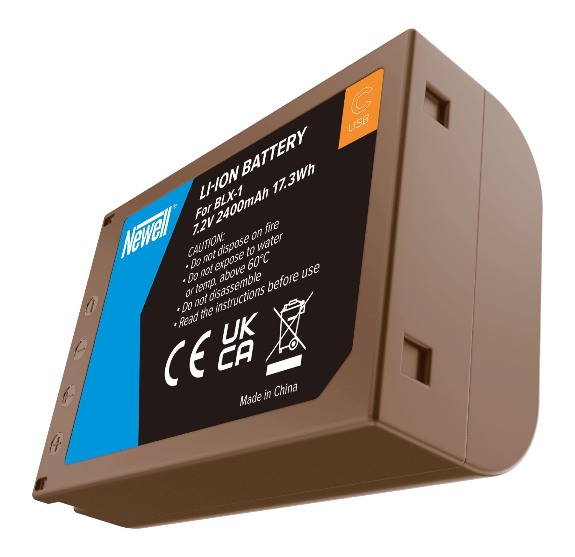 Newell Akku BLX-1 USB-C für Olympus - Newell Pro DE