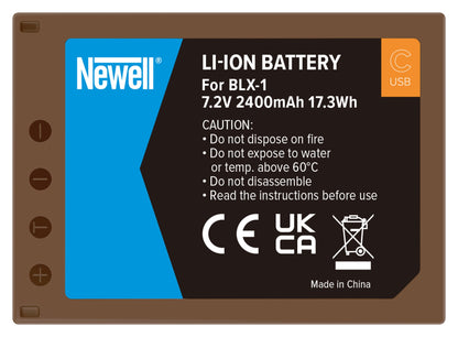Newell Akku BLX-1 USB-C für Olympus - Newell Pro DE