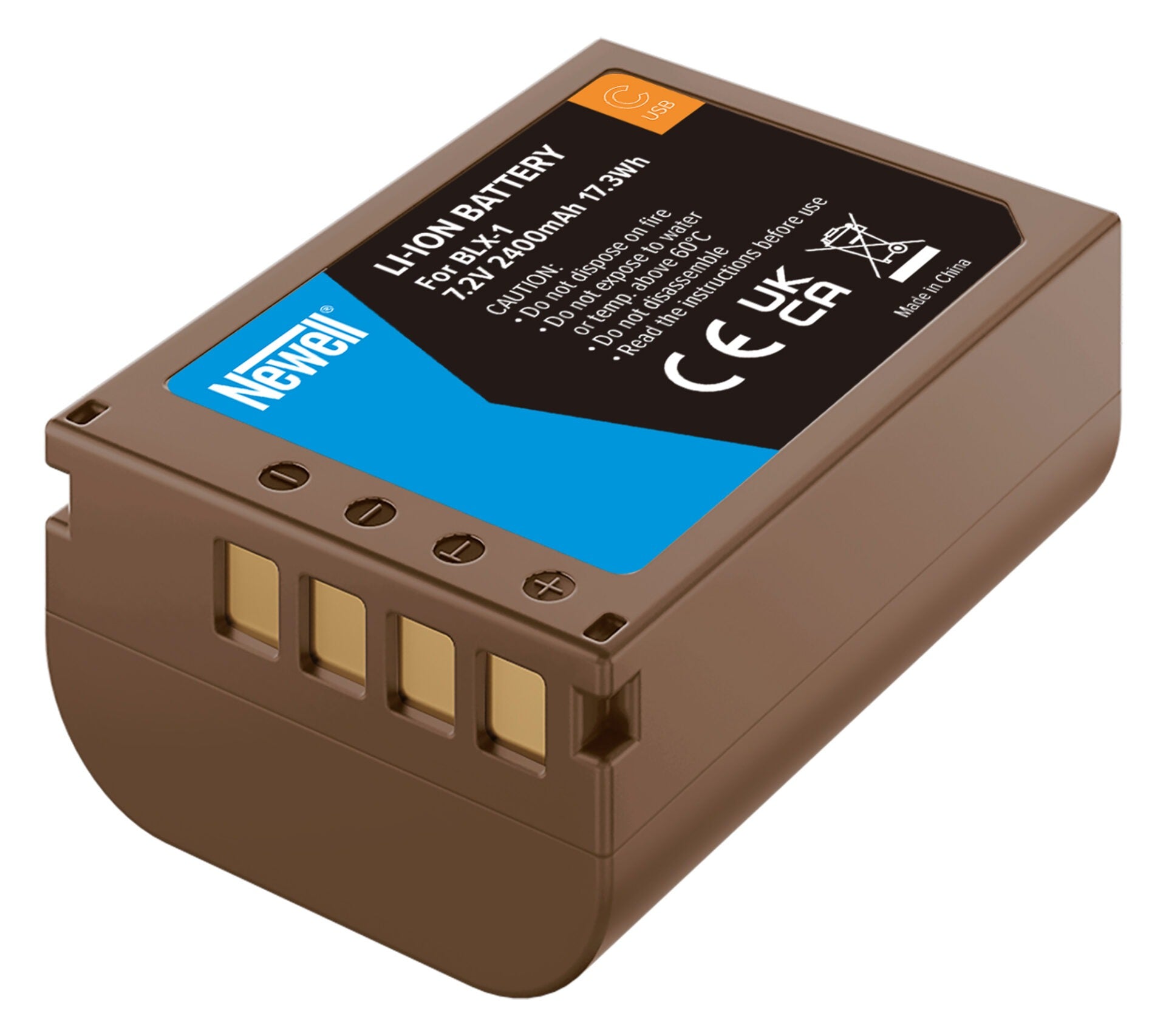 Newell Akku BLX-1 USB-C für Olympus - Newell Pro DE