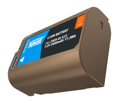 Newell Akku DMW-BLK22 USB-C für Panasonic - Newell Pro DE