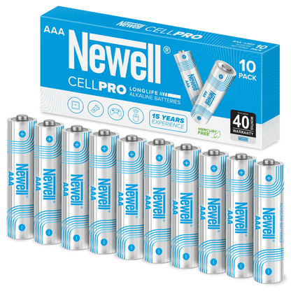 Newell CellPro AAA Batterien - Alkaline - Box á 10 Stück