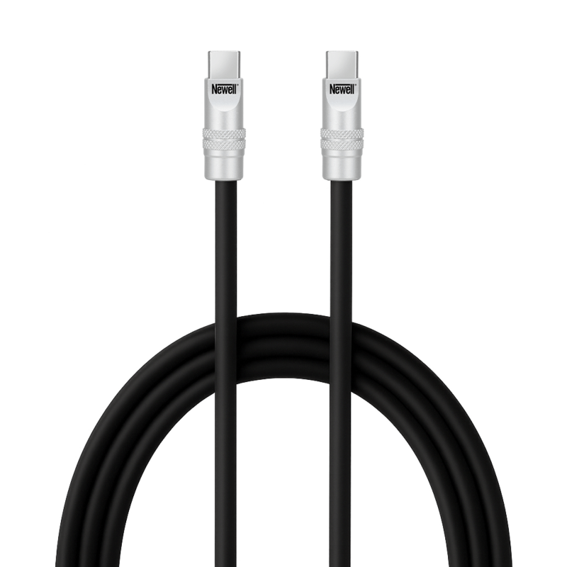 Newell USB-C - USB-C 100 W Kabel, 2 m, Silikon, schwarz